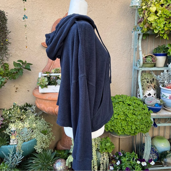 Free People Movement Navy Blue Hoodie Size S - Picture 10 of 15